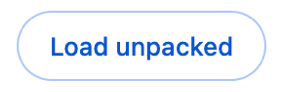 The Load unpacked button at the top-left of the Extensions page